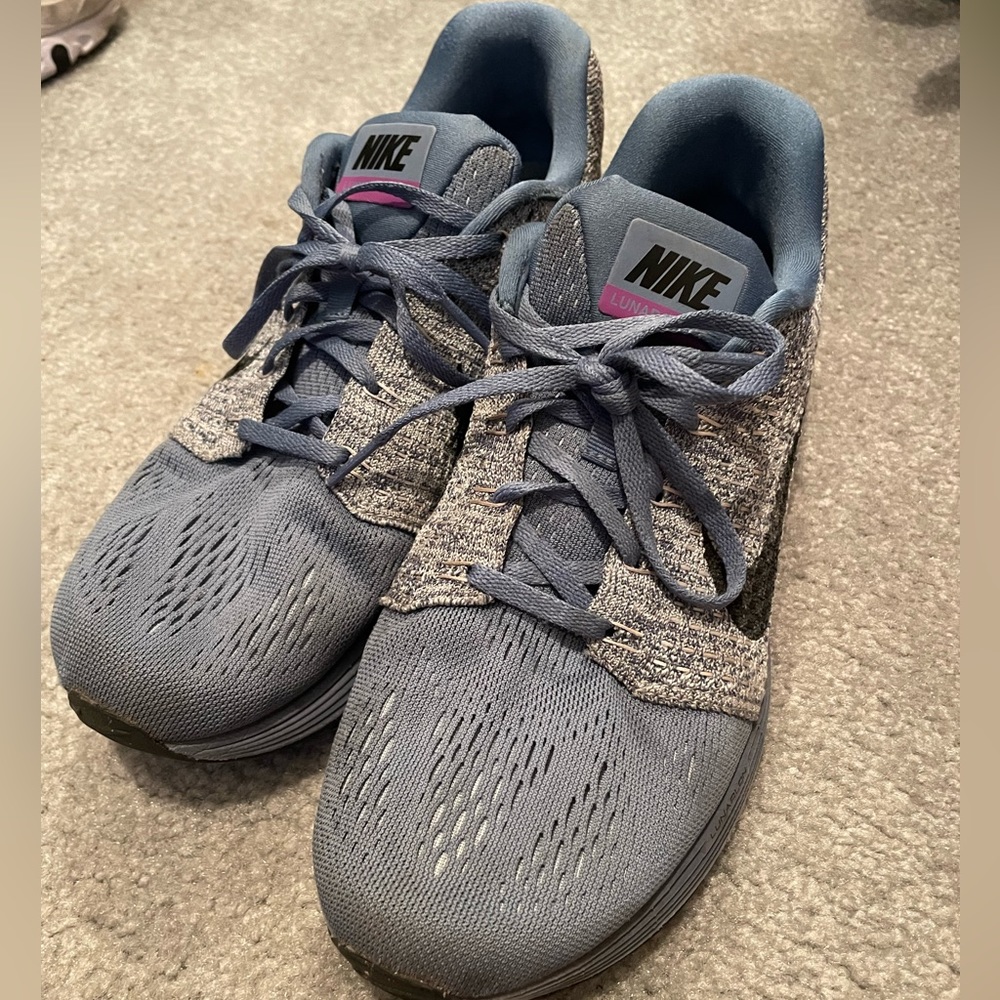 Nike Lunarglide 7 Gray Pink Running Shoes